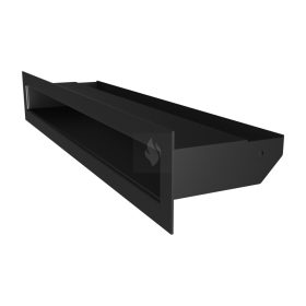 SAVEN Loft szellőzőrács 6×40cm fekete