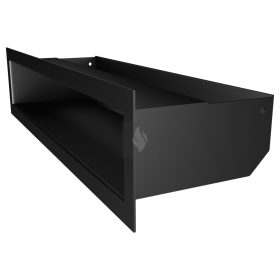 SAVEN Loft szellőzőrács 9×40cm fekete