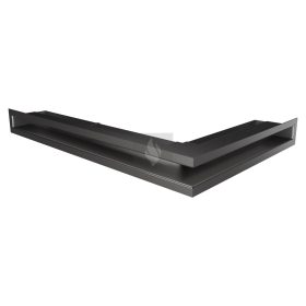 SAVEN Loft sarok szellőzőrács 6×40×60cm grafit balos