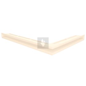 SAVEN Loft sarok szellőzőrács 6×60×80cm krém balos