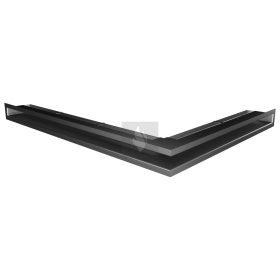 SAVEN Loft sarok szellőzőrács 6×60×80cm grafit balos