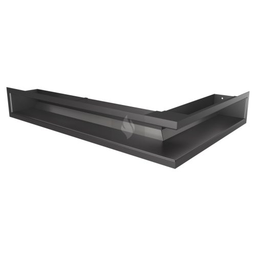 SAVEN Loft sarok szellőzőrács 9×40×60cm grafit balos