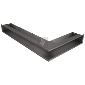 SAVEN Loft sarok szellőzőrács 9,5×45×80cm grafit balos