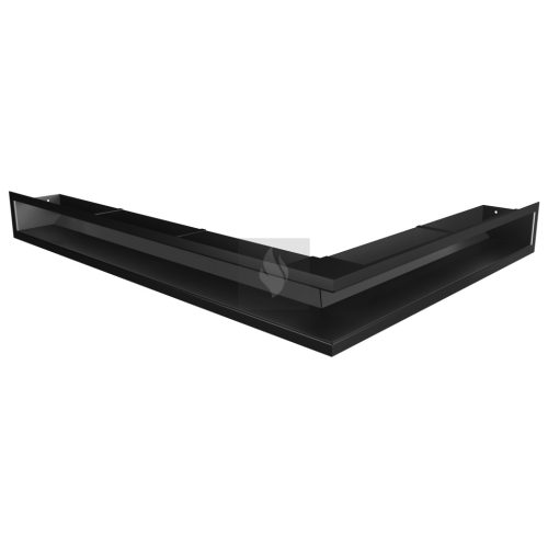 SAVEN Loft sarok szellőzőrács 9×60×80cm fekete balos