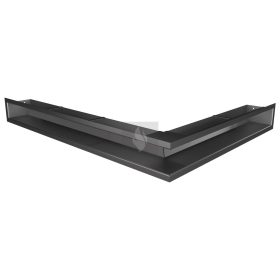 SAVEN Loft sarok szellőzőrács 9×60×80cm grafit balos