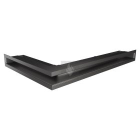 SAVEN Loft sarok szellőzőrács 6×60×40cm grafit jobbos