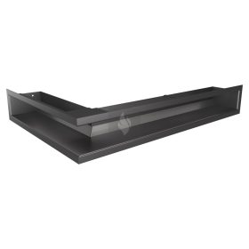 SAVEN Loft sarok szellőzőrács 9×60×40cm grafit jobbos