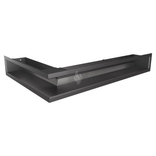 SAVEN Loft sarok szellőzőrács 9×60×40cm grafit jobbos