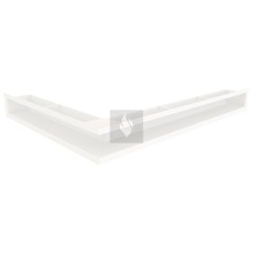 SAVEN Loft sarok szellőzőrács 9×80×60cm fehér jobbos