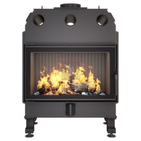   SAVEN Energy 80×50 (17,0 kW) ECO légfűtéses kandallóbetét fekete béléssel