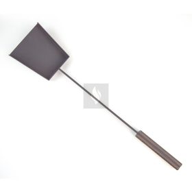 Kandalló lapát L, sötét fa fogantyúval, 50 cm