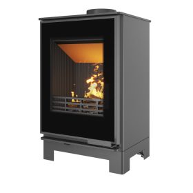  Kawmet HARITA S15i Decor ECO dekor üveges kandallókályha, öntvény béléssel