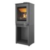 Kawmet HARITA S15i L-BOX ECO fatárolós kandallókályha, öntvény béléssel