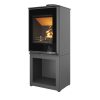 Kawmet HARITA S15i S-BOX Decor ECO dekor üveges fatárolós kandallókályha, öntvény béléssel