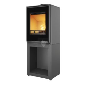   Kawmet HARITA S15v L-BOX Decor ECO dekor üveges fatárolós kandallókályha