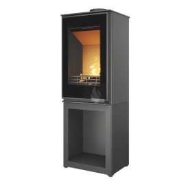   Kawmet VENUS S16 L-BOX Decor ECO dekor üveges fatárolós kandallókályha